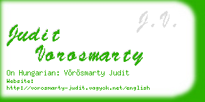judit vorosmarty business card