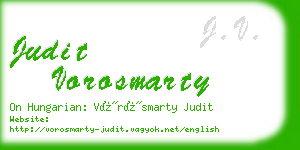 judit vorosmarty business card